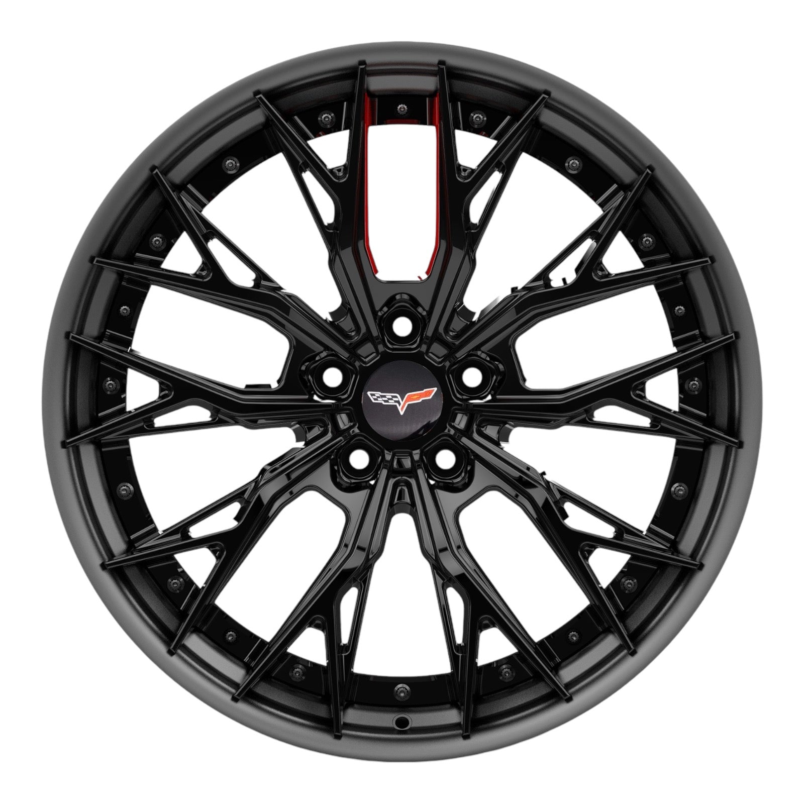 DL10 2 - Piece Forged wheels 20x10 / 21x13 for C8 Corvette Z06 / E - RAY - Gem Motorsports