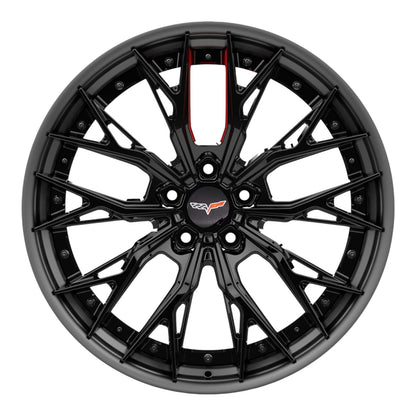 DL10 2 - Piece Forged wheels 20x10 / 21x13 for C8 Corvette Z06 / E - RAY - Gem Motorsports