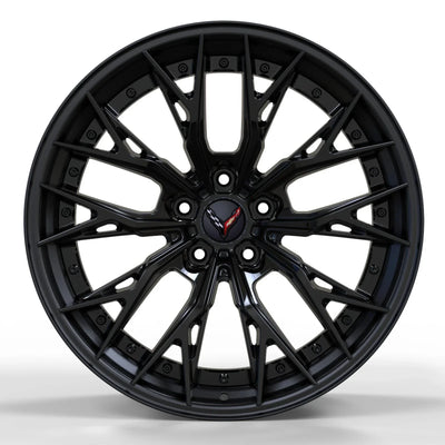 DL10 2 - Piece Forged wheels 20x10 / 21x13 for C8 Corvette Z06 / E - RAY - Gem Motorsports