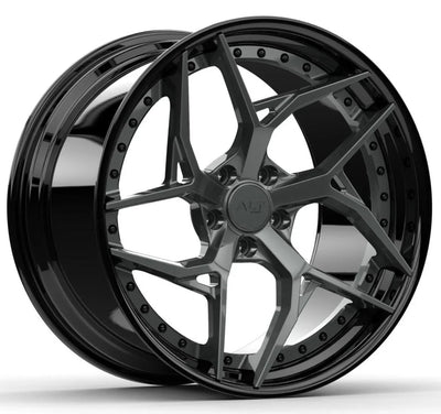 DL12 2-Piece Forged wheels 20x9 / 21x12 for C8 Corvette Z51 - Gem Motorsports