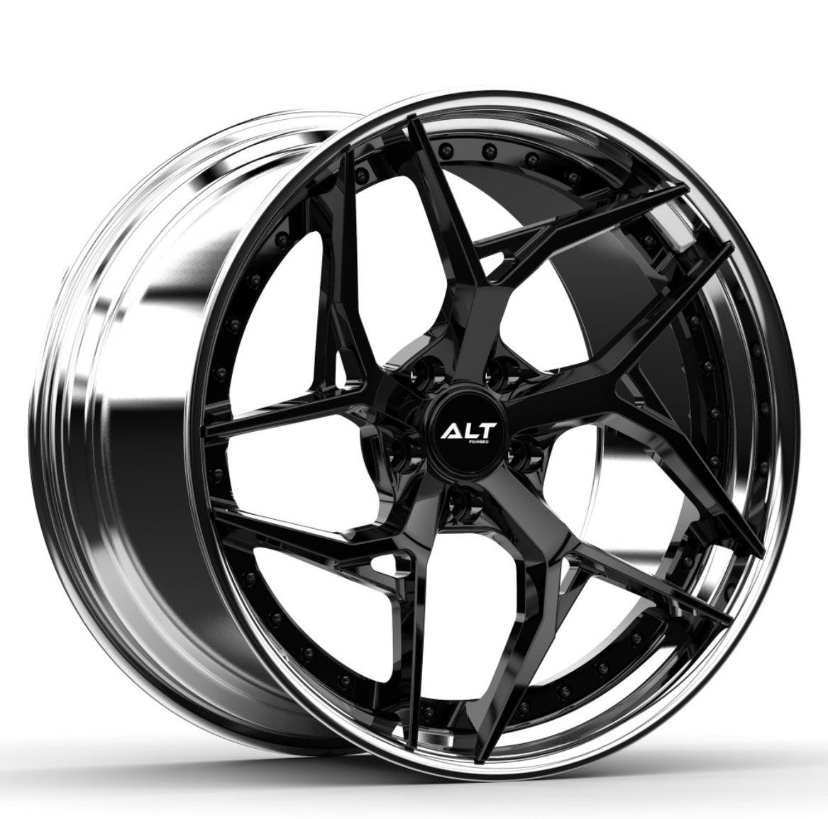 DL12 2-Piece Forged wheels 20x9 / 21x12 for C8 Corvette Z51 - Gem Motorsports