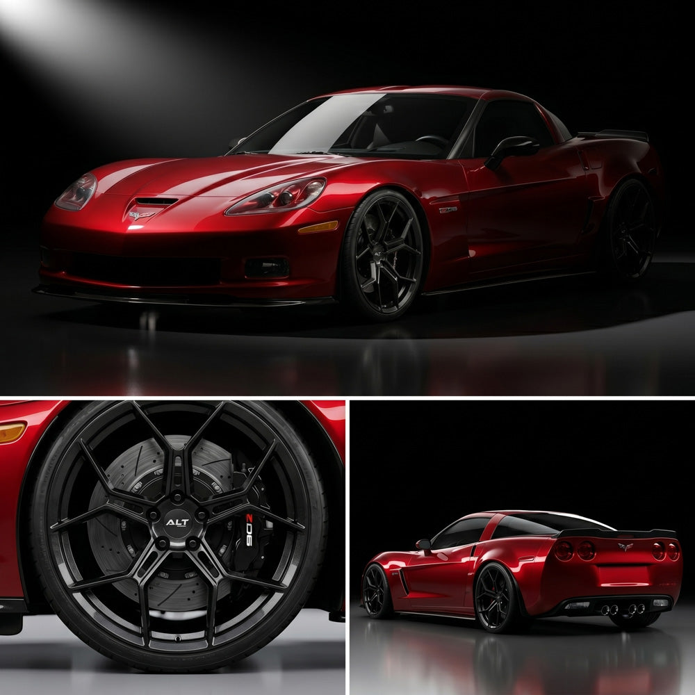ALT10s Forged 19x10 / 20x12 wheels for C6 Corvette Z06 / Grand Sport