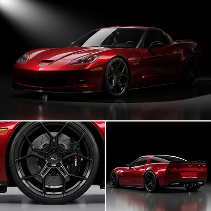 ALT10s Forged 19x10 / 20x12 wheels for C6 Corvette Z06 / Grand Sport