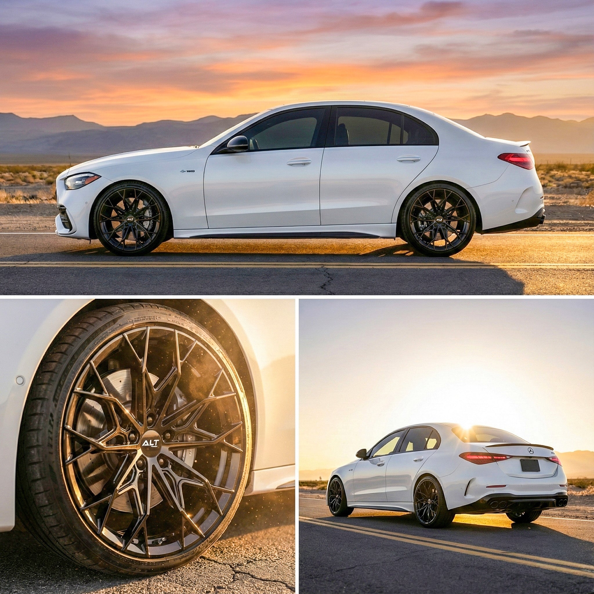 ALT Forged ALT14 19x8.5 / 19x9.5 wheels for Mercedes C43 AMG - Gem Motorsports