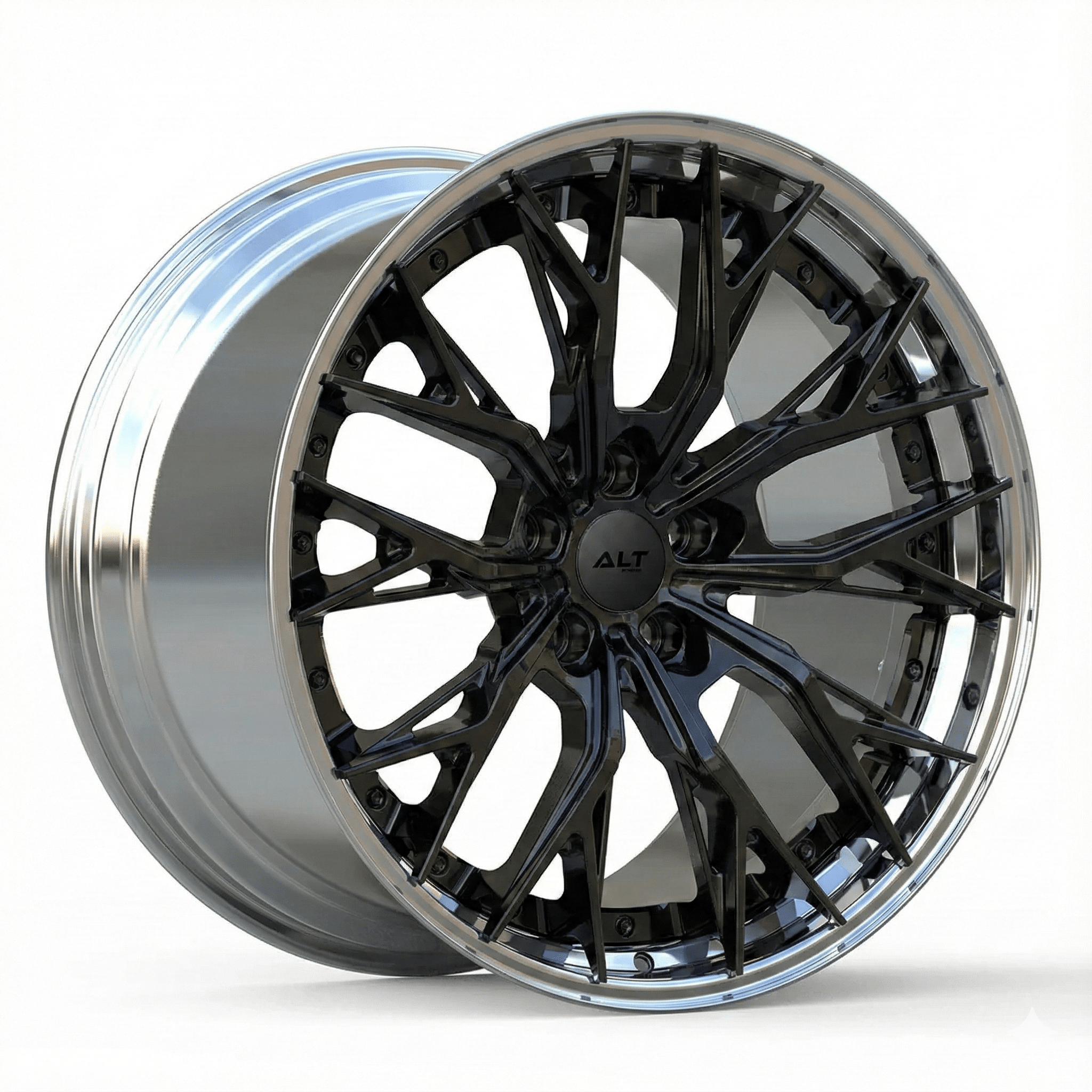 DL10 2 - Piece Forged wheels 20x10 / 21x13 for C8 Corvette Z06 / ZR1 / E - ray - Gem Motorsports