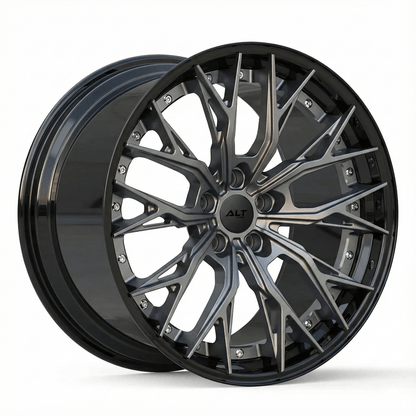 DL10 2 - Piece Forged wheels 20x10 / 21x13 for C8 Corvette Z06 / ZR1 / E - ray - Gem Motorsports