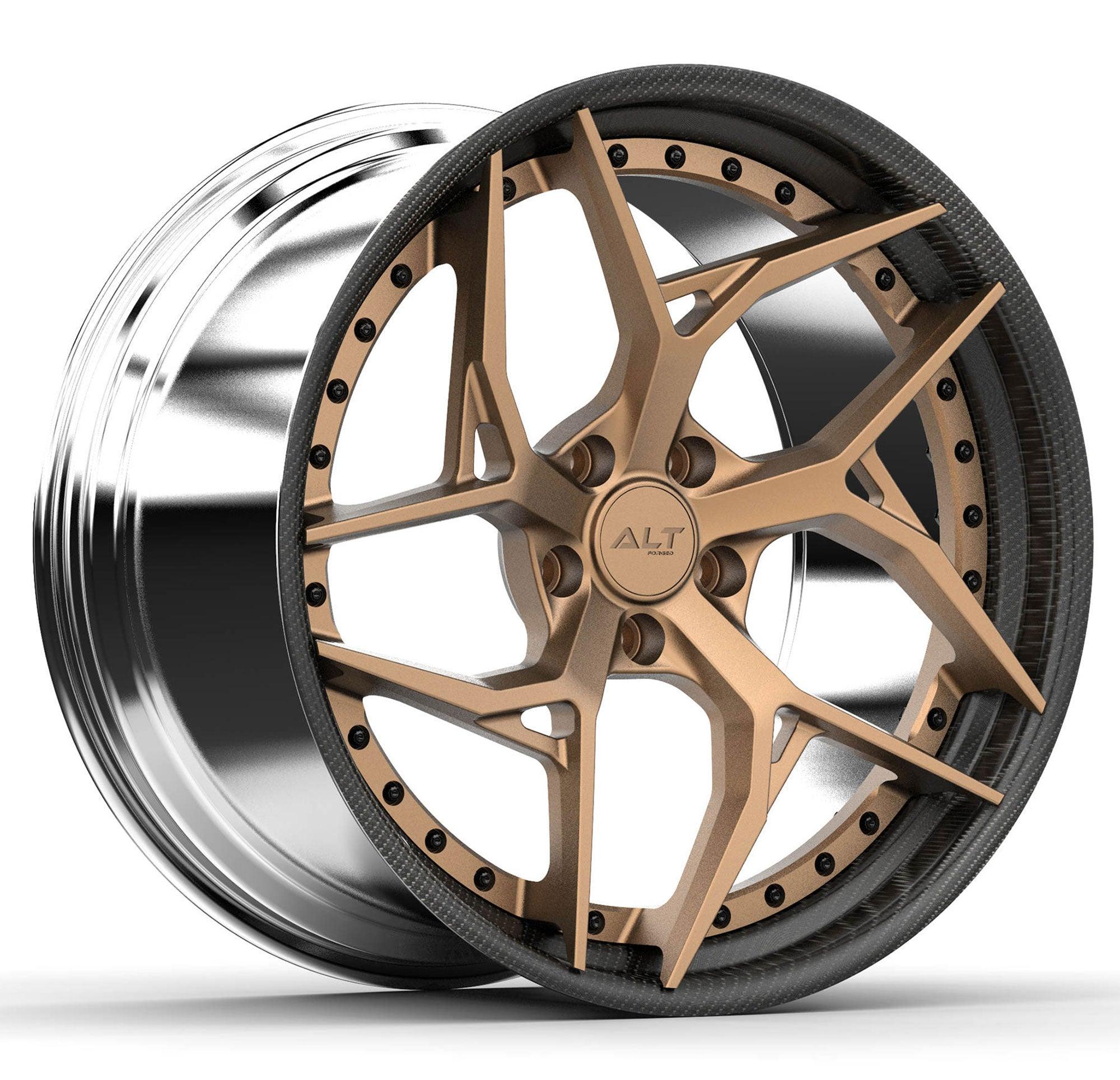 DL12 2-Piece Forged wheels 20x9 / 21x12 for C8 Corvette Z51 - Gem Motorsports