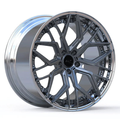 DL20 2-Piece Forged wheels 20X10 / 21X13 for C8 Corvette Z06 / E-RAY - Gem Motorsports