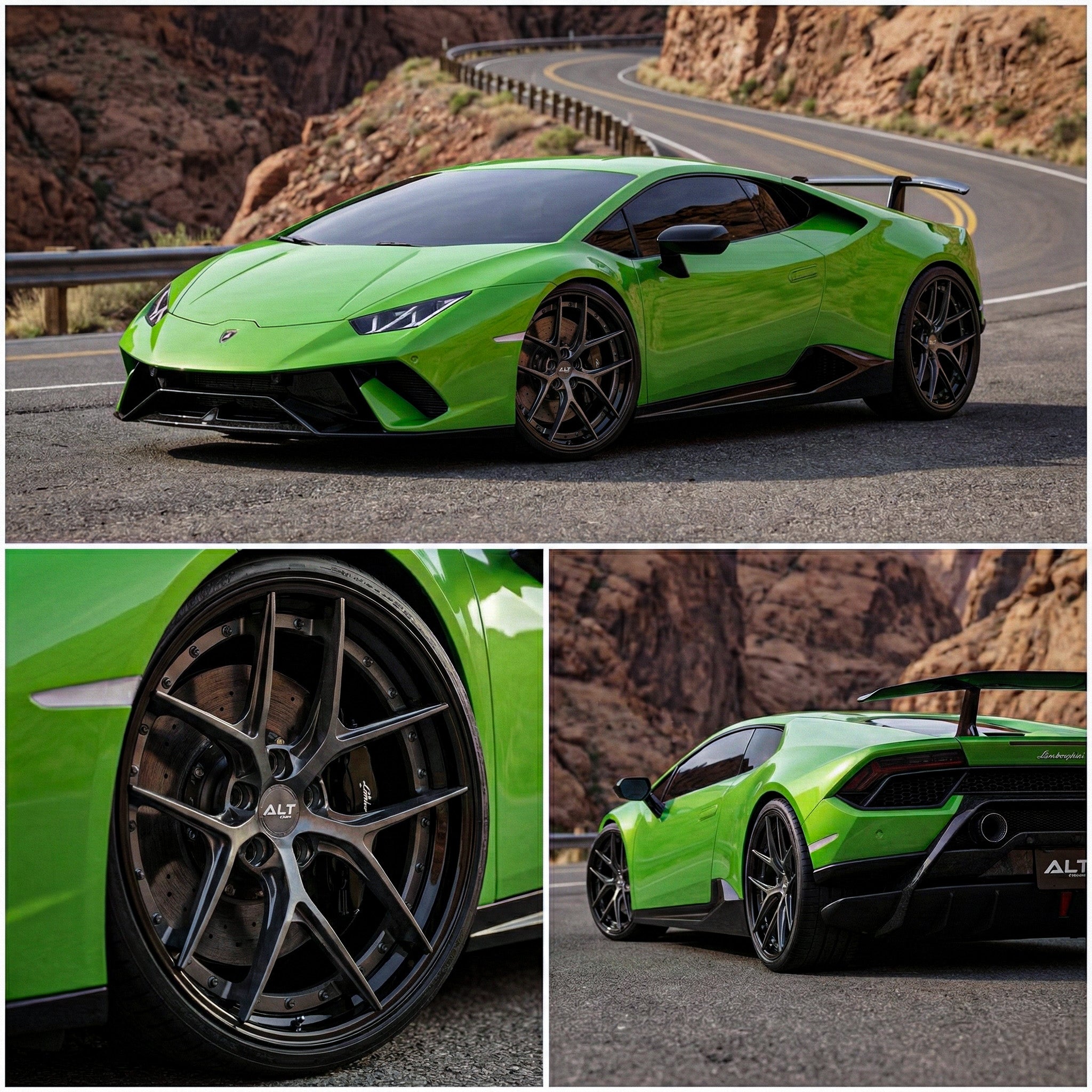 ALT DL - 5 Forged 20x9 / 21x12 wheels for Lamborghini Huracan EVO LP Tecnica - Gem Motorsports