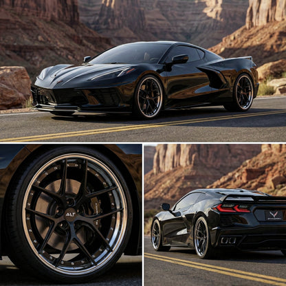 ALT DL - 5 Forged 20x9 / 21x12 wheels for C8 Corvette Stingray / Z51 - Gem Motorsports
