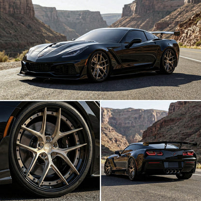 ALT DL - 5 Forged 19x10 / 20x12 wheels for C7 Corvette Z06 / Grand Sport / ZR1 - Gem Motorsports