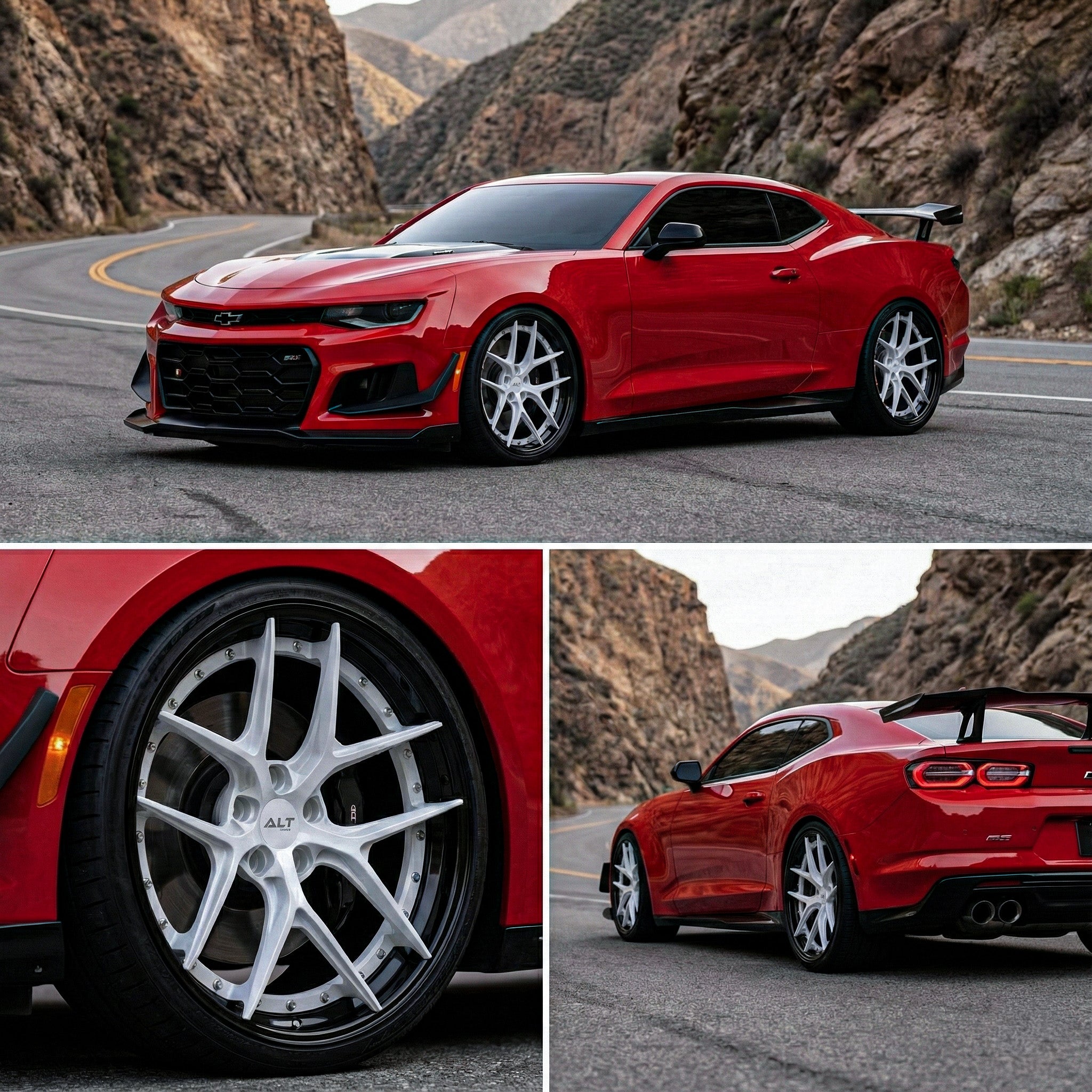 ALT DL - 5 Forged wheels 20x10 / 20x11 for Chevrolet Camaro RS SS ZL1 1SS 2SS - Gem Motorsports