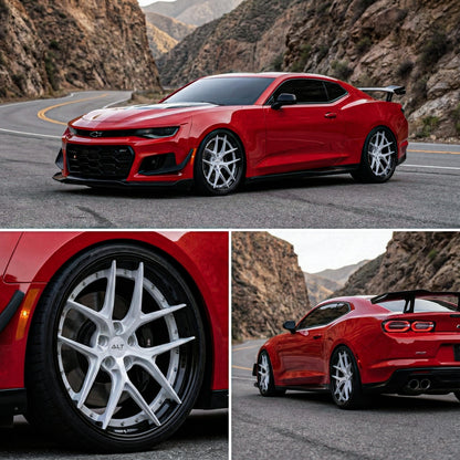 ALT DL - 5 Forged wheels 20x10 / 20x11 for Chevrolet Camaro RS SS ZL1 1SS 2SS - Gem Motorsports