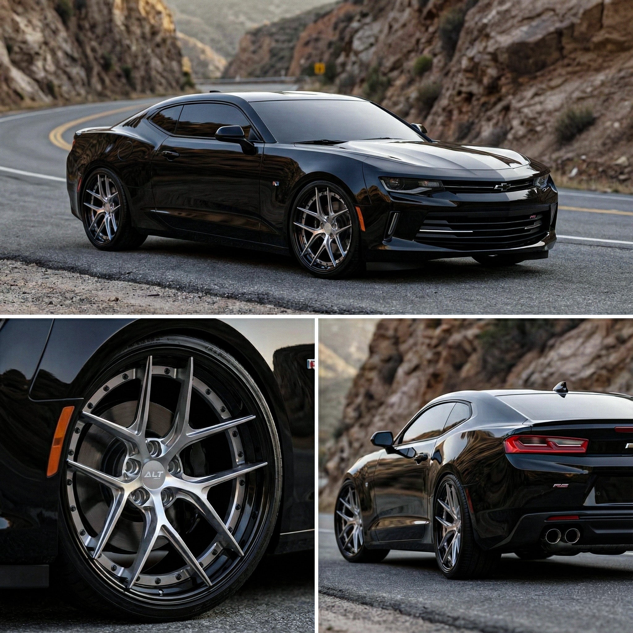 ALT DL - 5 Forged wheels 20x10 / 20x11 for Chevrolet Camaro RS SS ZL1 1SS 2SS - Gem Motorsports