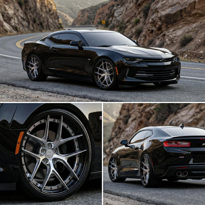 ALT DL - 5 Forged wheels 20x10 / 20x11 for Chevrolet Camaro RS SS ZL1 1SS 2SS - Gem Motorsports