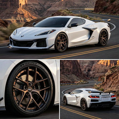 ALT DL - 5 Forged 20X10 / 21x13 wheels for C8 Corvette Z06 / ZR1 / E - ray - Gem Motorsports