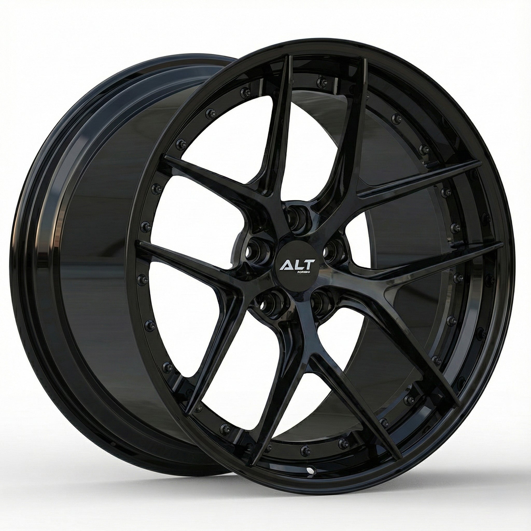 ALT DL - 5 Forged 21x9.5 / 21x10.5 wheels for Tesla Model Y Juniper - Gem Motorsports