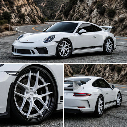 ALT DL - 5 Forged 20x9.5 / 21x12 wheels for Porsche 911 992 Carrera S GT3 GT3RS - Gem Motorsports