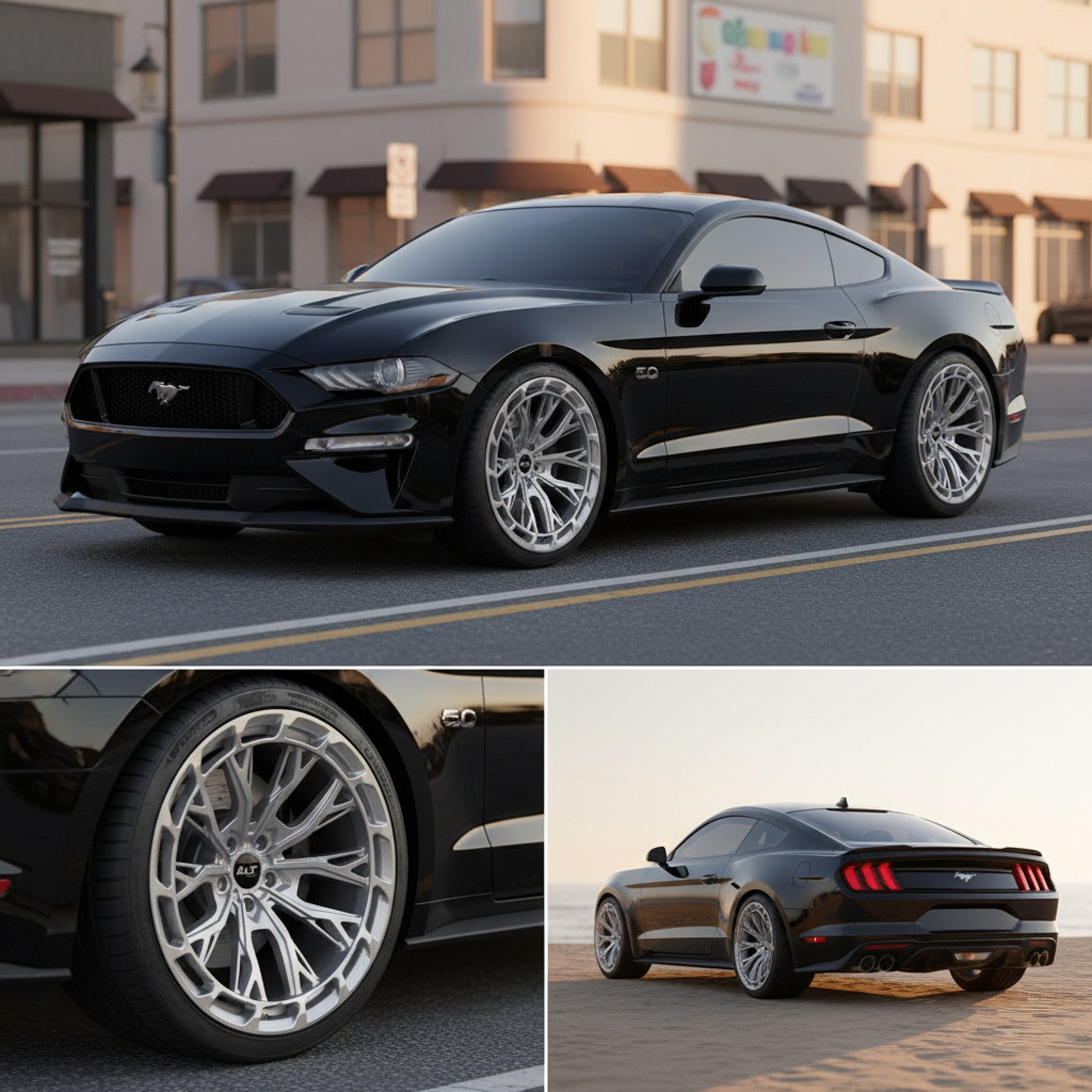 ALT RSL - 10R Forged wheels 19x10 / 19x11 for Ford Mustang GT, Dark Horse S650 S550 - Gem Motorsports