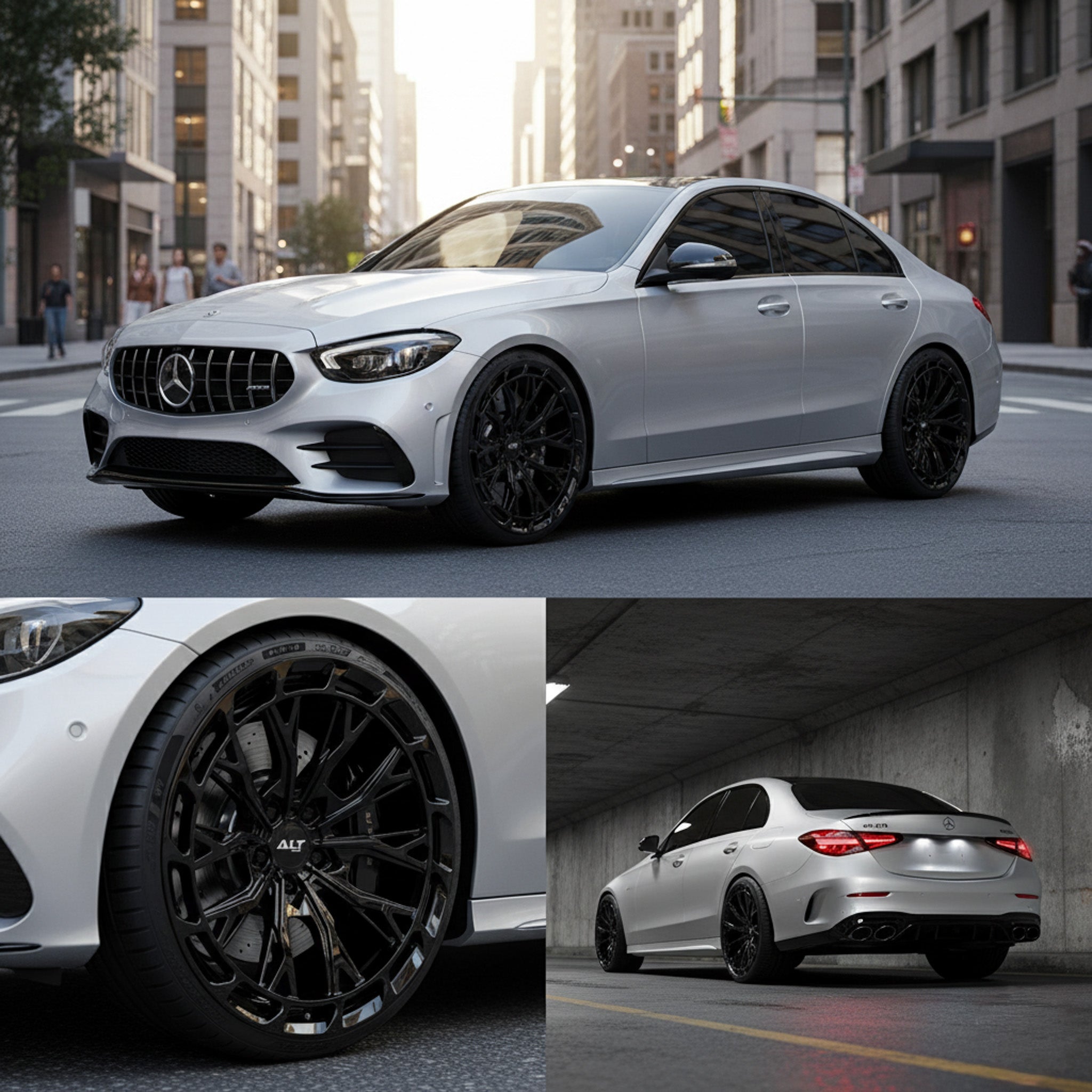 ALT RSL - 10R Forged 19x8.5 / 19x9.5 wheels for Mercedes C43 AMG - Gem Motorsports