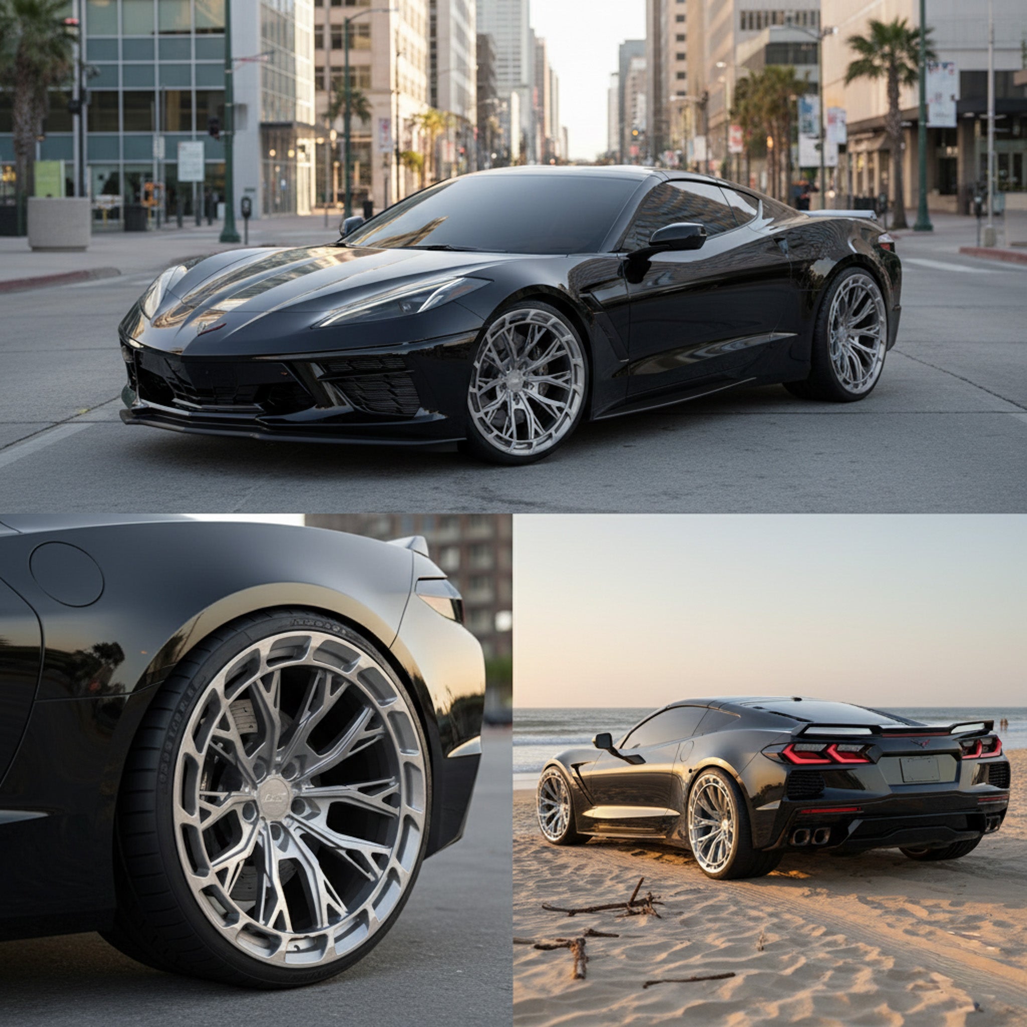ALT RSL - 10R Forged 20x9 / 21x12 wheels for C8 Corvette Stingray / Z51 - Gem Motorsports