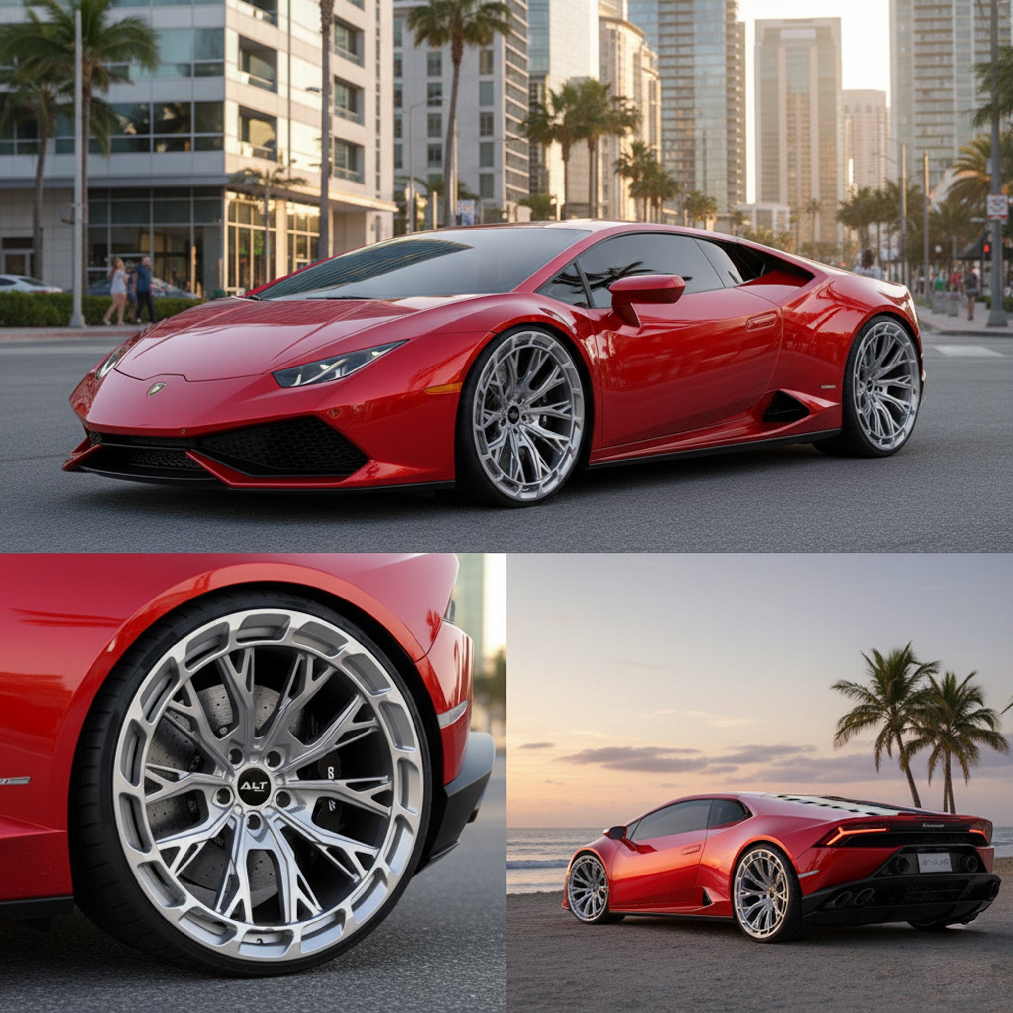 ALT RSL - 10R Forged 20x9 / 21x12 wheels for Lamborghini Huracan EVO LP Tecnica - Gem Motorsports