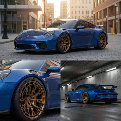 ALT RSL - 10R Forged 20x9.5 / 21x12 wheels for Porsche 911 992 Carrera S GT3 GT3RS - Gem Motorsports