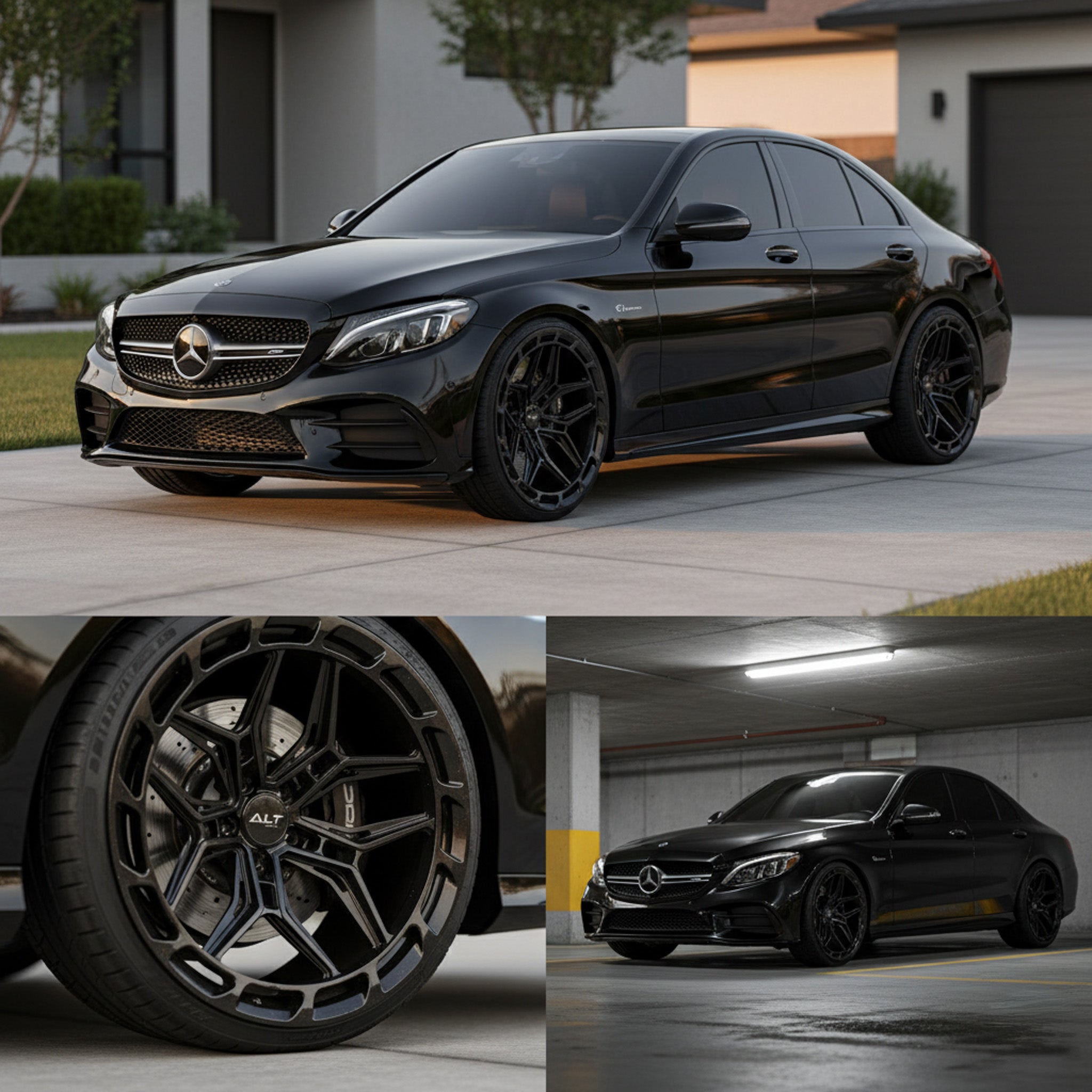 ALT RSL - 18 Forged 19x9.5 / 19x10.5 wheels for Mercedes C63 C63S AMG - Gem Motorsports
