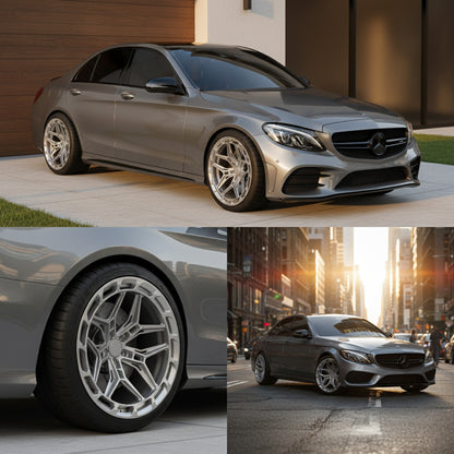 ALT RSL - 18 Forged 19x9.5 / 19x10.5 wheels for Mercedes C63 C63S AMG - Gem Motorsports