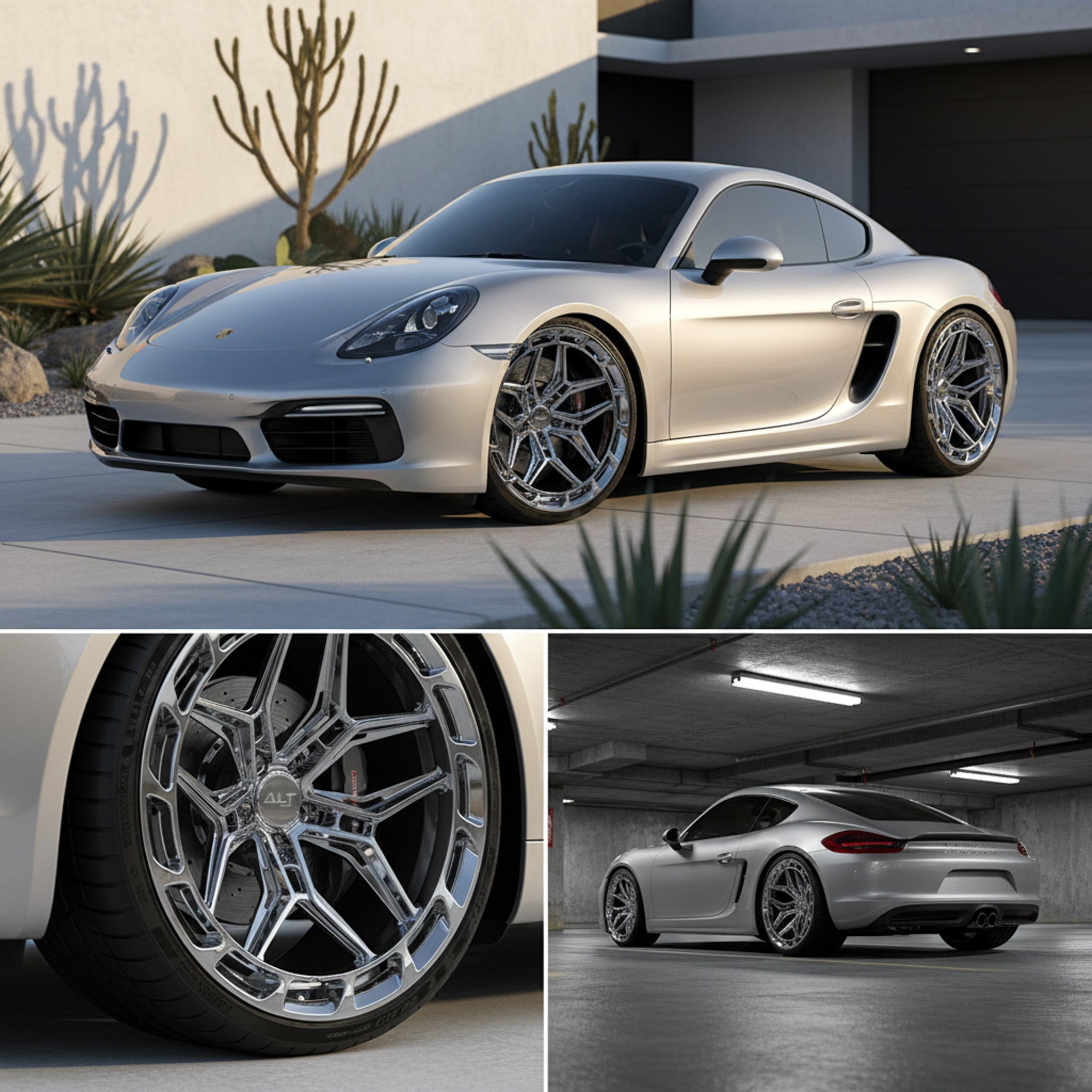 ALT RSL - 18 Forged 20x8.5 / 20x11 wheels for Porsche Cayman - Gem Motorsports