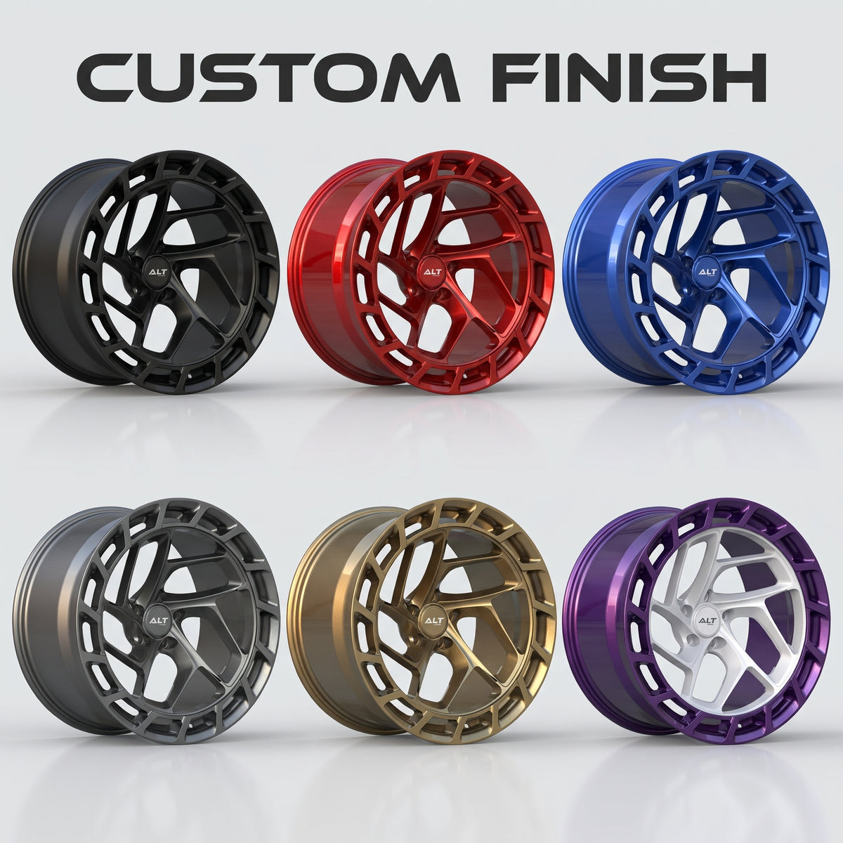 ALT RSL-12 Forged 21x9.5 / 21x10.5 wheels for Tesla Model Y Juniper - Gem Motorsports