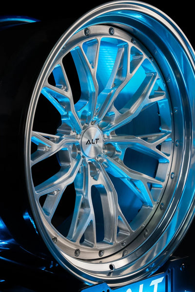 DLS - 10 2 - Piece Forged wheels 20x9 / 21x12 for C8 Corvette Stingray / Z51 - Gem Motorsports