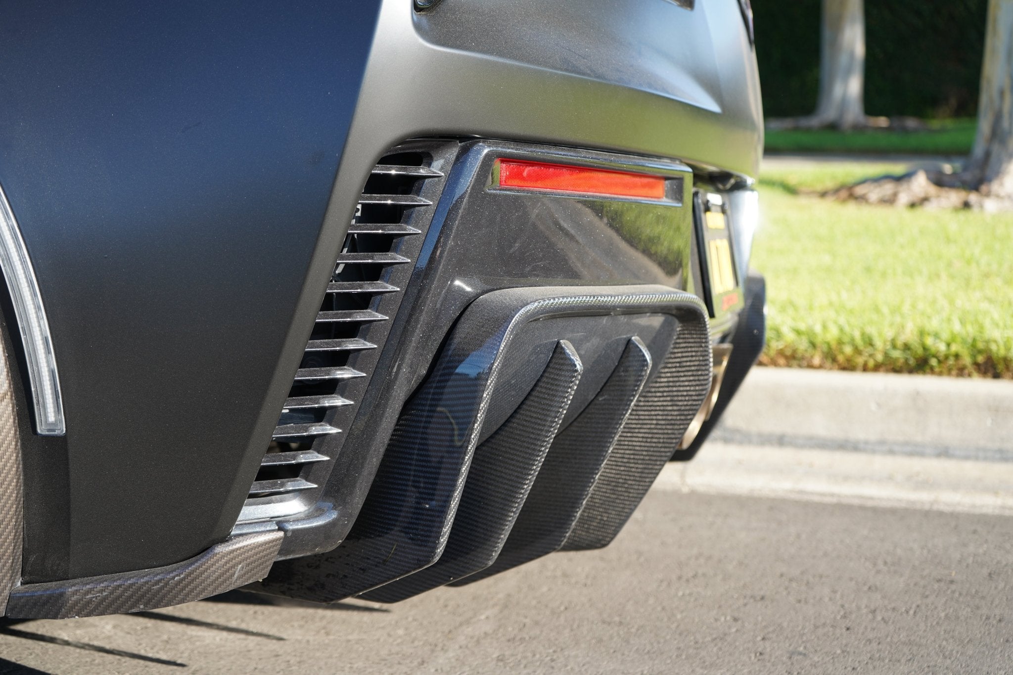 Pure Performance REAR DIFFUSERS Carbon Fiber Z06 for C7 Z06 - Gem Motorsports
