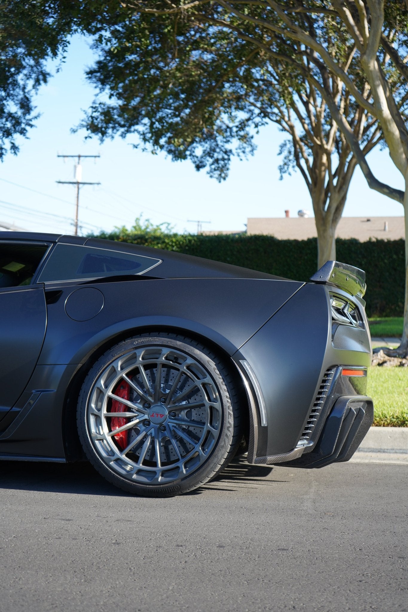 Pure Performance REAR DIFFUSERS Carbon Fiber Z06 for C7 Z06 - Gem Motorsports