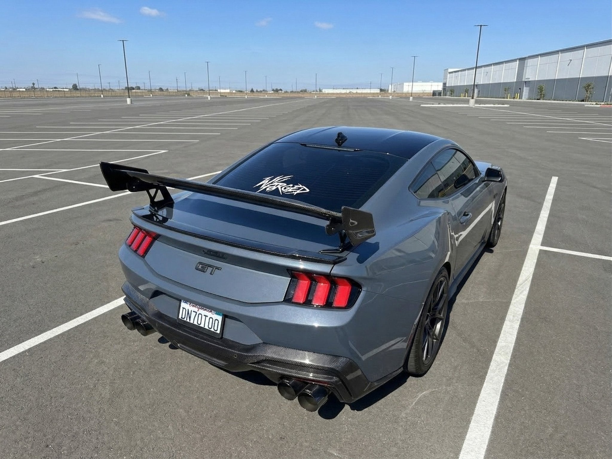 2024+ Ford Mustang S650 Dark Horse SC Style Rear Spoiler Wing | GT / Dark Horse - Gem Motorsports