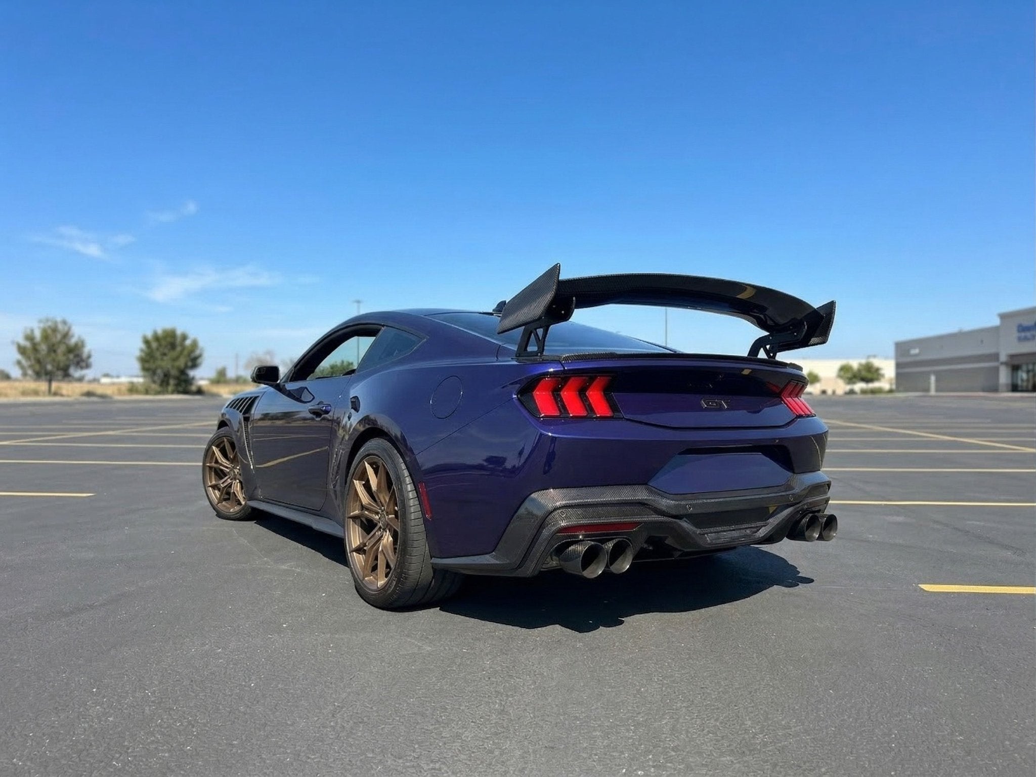 2024+ Ford Mustang S650 Dark Horse SC Style Rear Spoiler Wing | GT / Dark Horse - Gem Motorsports