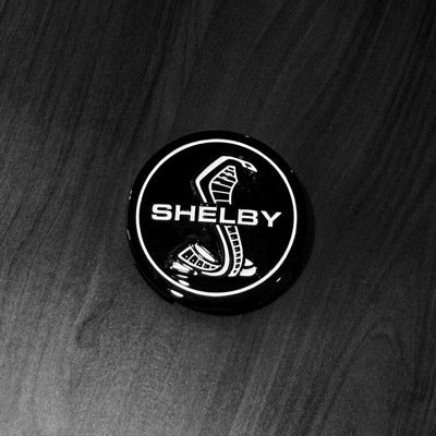 SHELBY Style Solid Center Caps Set of 4 – Fits 2016+ Mustang Shelby GT350 or GT500