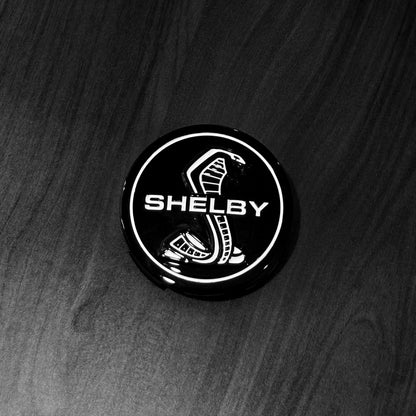 SHELBY Style Solid Center Caps Set of 4 – Fits 2016+ Mustang Shelby GT350 or GT500