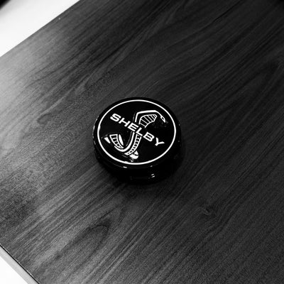 SHELBY Style Solid Center Caps Set of 4 – Fits 2016+ Mustang Shelby GT350 or GT500