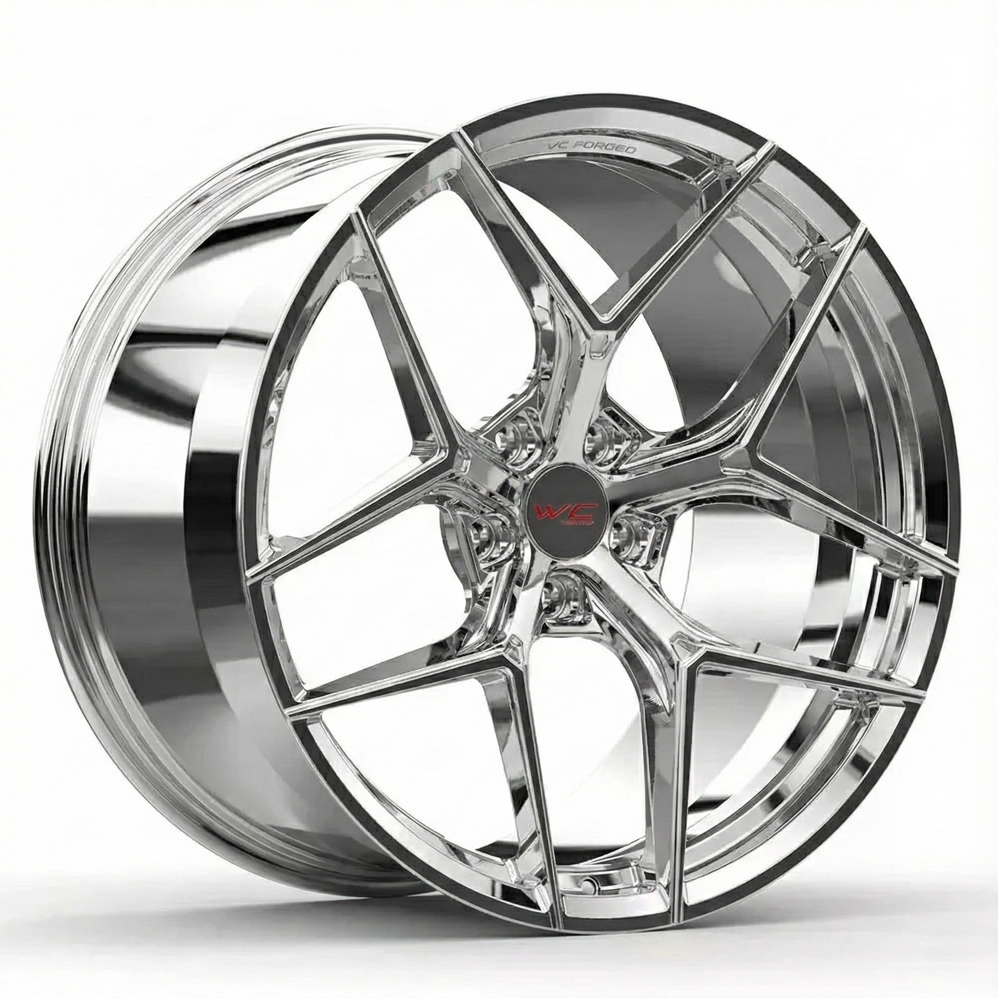 WC Forged WC5 20X10 / 21x13 wheels for C8 Corvette Z06 / ZR1 / E - ray - Gem Motorsports