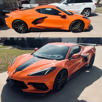 DL17 2 - Piece Forged wheels 20x9 / 21x12 for C8 Corvette Stingray / Z51 - Gem Motorsports