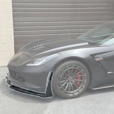 Pure Performance Front Splitter / Lip Stage 3 GT5 Carbon Fiber Z06 for C7 Z06 Grand Sport - Gem Motorsports