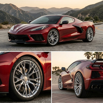 GEM G7Z Forged 19x8.5 / 20x11 wheels for C8 Corvette Z51 - Gem Motorsports