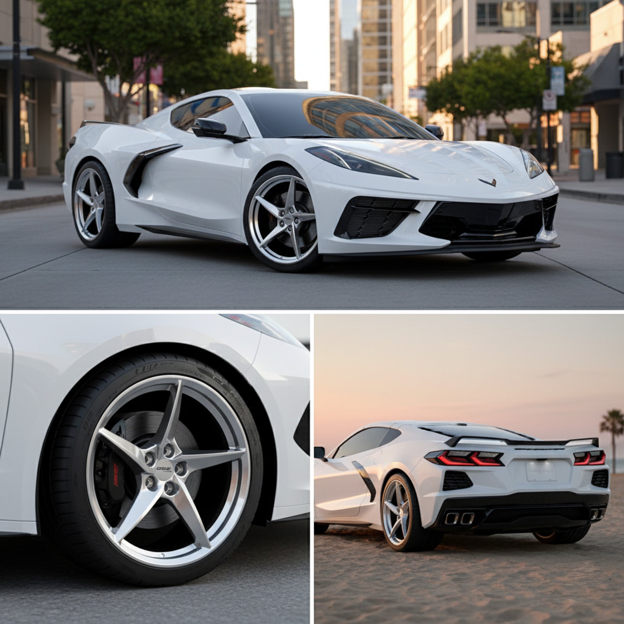 GEM G8E Forged 19x8.5 / 20x11 wheels for C8 Corvette Z51