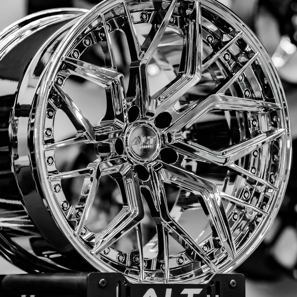 DL20 2 - Piece Forged wheels 19x8.5 / 20x11 for C8 Corvette Stingray / Z51 - Gem Motorsports