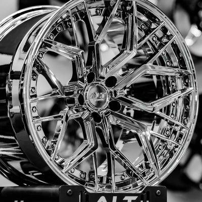DL20 2 - Piece Forged wheels 19x8.5 / 20x11 for C8 Corvette Stingray / Z51 - Gem Motorsports
