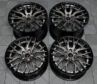 DL10 2 - Piece Forged wheels 20x10 / 21x13 for C8 Corvette Z06 / ZR1 / E - ray - Gem Motorsports
