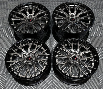 DL10 2 - Piece Forged wheels 20x10 / 21x13 for C8 Corvette Z06 / ZR1 / E - ray - Gem Motorsports