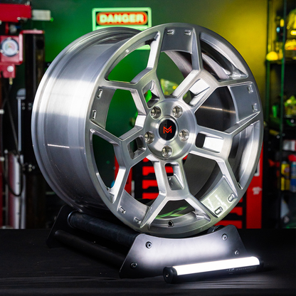 MM M17R Forged GTD Style wheels 20x10 / 20x11 for Ford Mustang GT, Dark Horse
