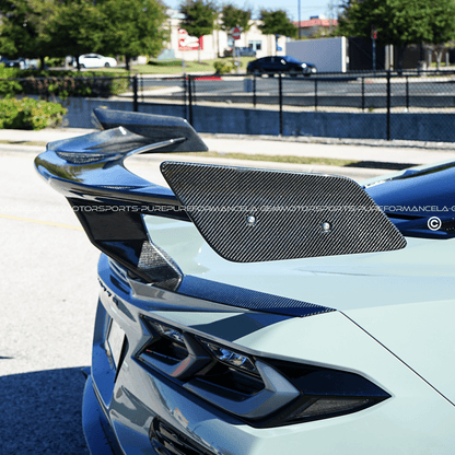 Pure Performance High Wing Carbon Fiber ZR1 ZTK CF Style for C8 Z06 / ZR1 - Gem Motorsports